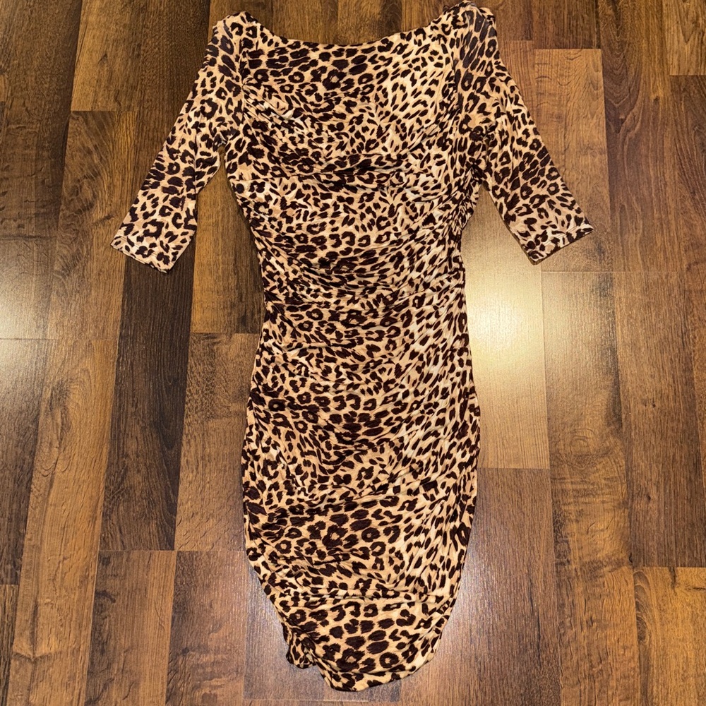 H&M Leopard Printer dress size 12